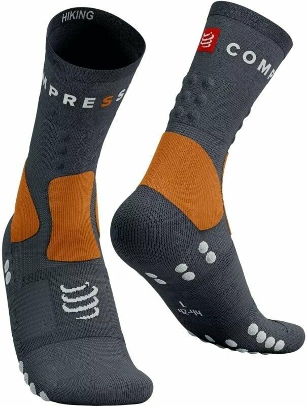 Носки Compressport Hiking Socks T4 Magnet/Autumn Glory (19100263)