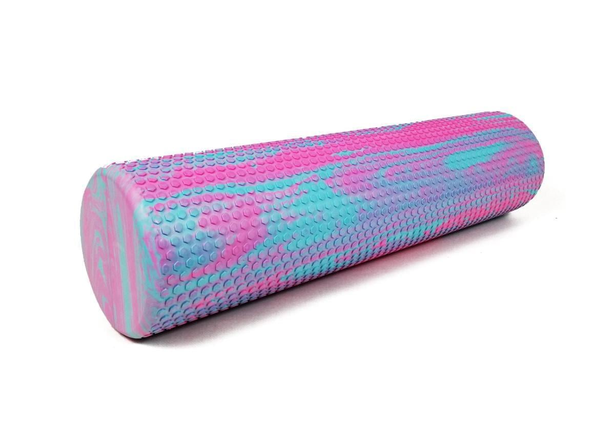 Массажный ролик EasyFit Foam Roller 60 см Мятный/Розовый (EF-2033-P)