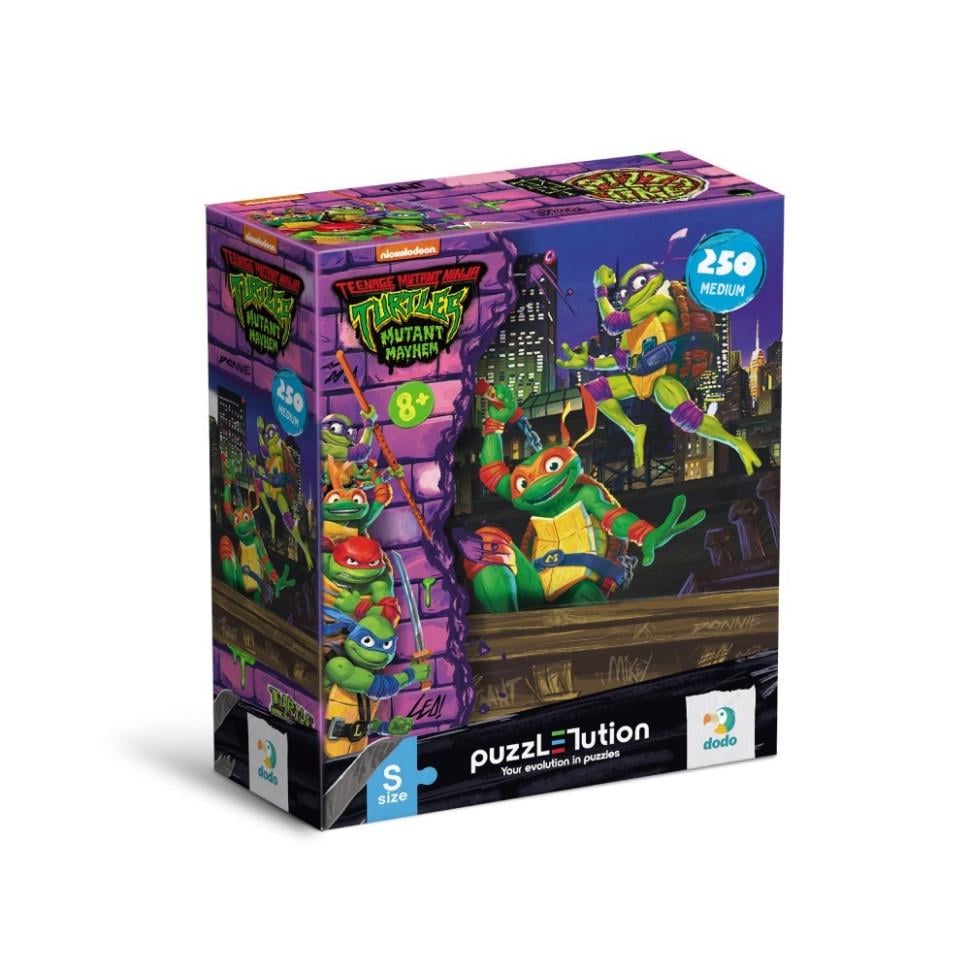 Пазл классический DoDo Toys Medium-S TMNT. Донателло и Микеланджело 250 эл. Фиолетовый (IP-177-P-339)