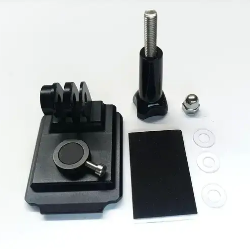 Крепление для камеры GoPro с фиксатором алюминий на шлем (718411)