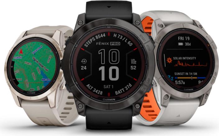 Смарт-годинник Garmin Fenix 7X Pro Sapphire Solar Edition 51 мм Titanium with Fog Gray/Ember Orange Band (010-02778-14) - фото 6