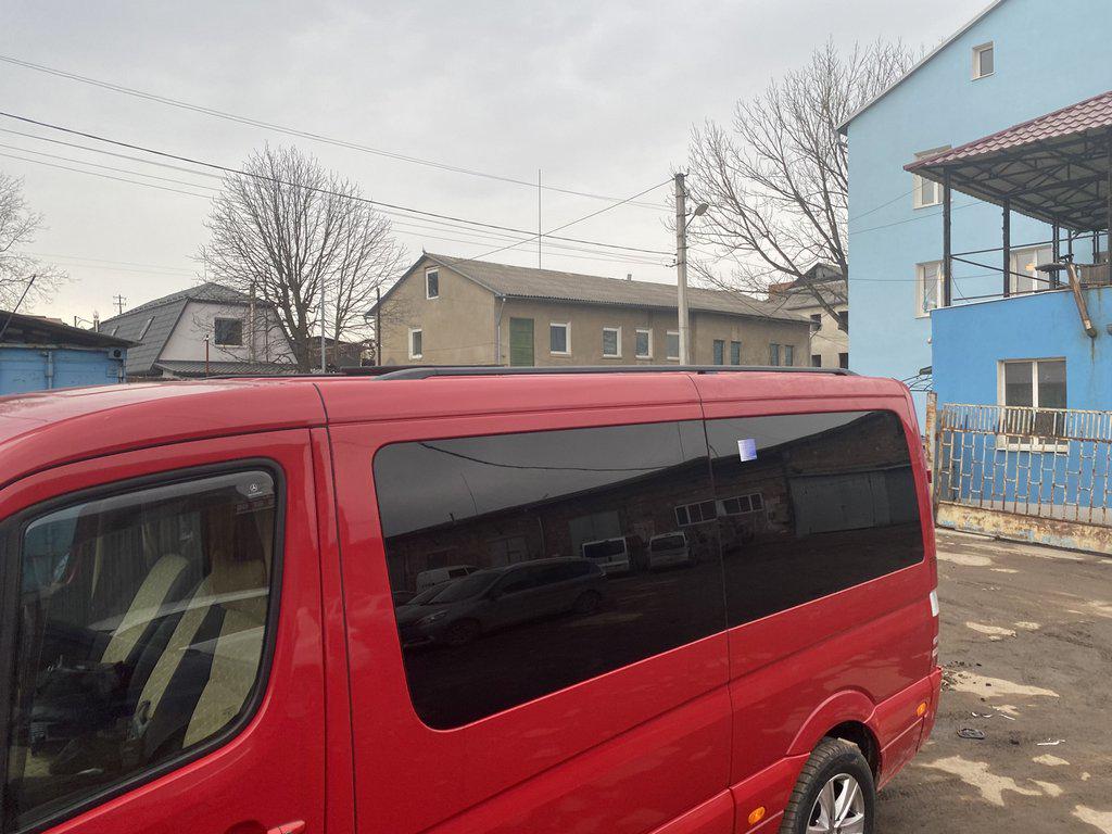 Рейлинги DD 340 см, Хром, пластиковая ножка для Mercedes Sprinter 2006-2018 гг. - фото 8