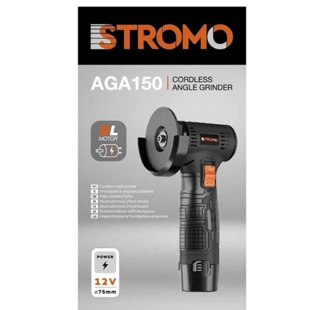Кутошліфувальна машина Stromo AGA150 2 х АКБ (30284773) - фото 2 Кутошліфувальна машина Stromo AGA150 2 х АКБ (30284773) - фото 2