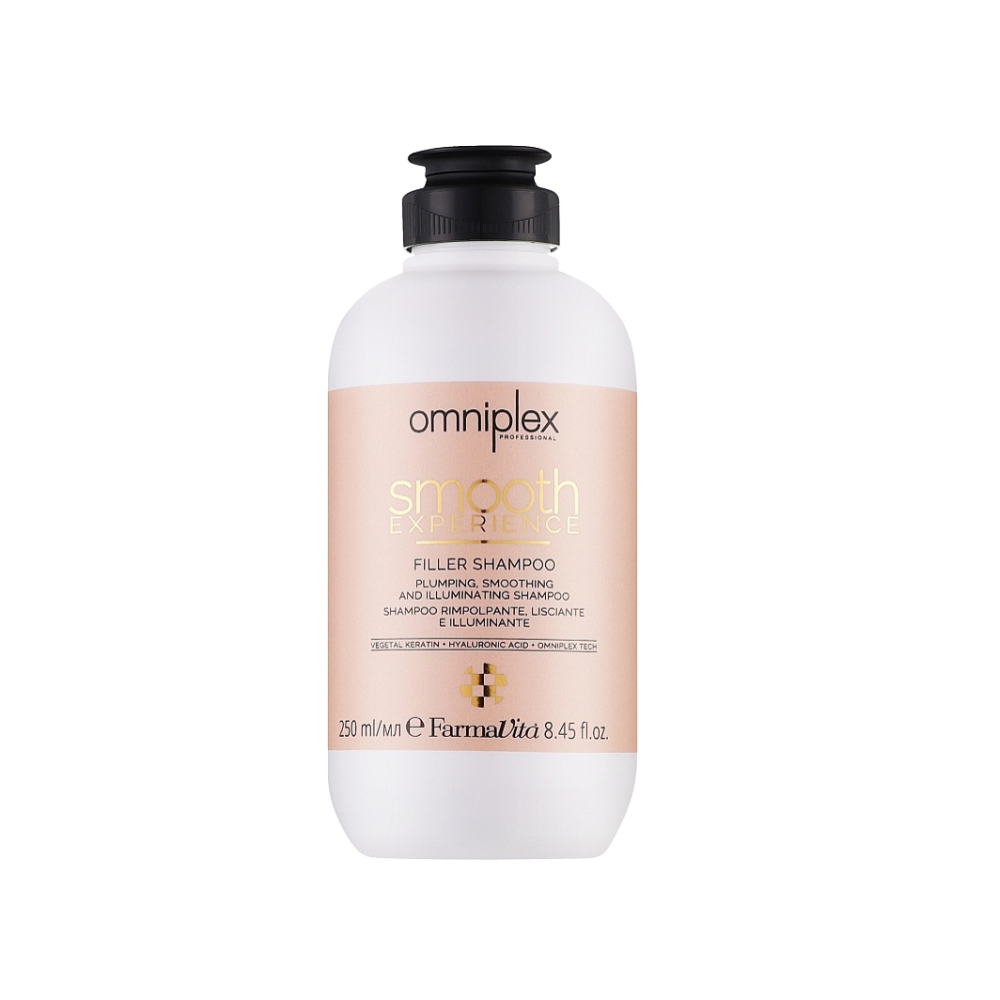 Шампунь живильний розгладжувальний Farmavita Omniplex Smooth Experience Filler Shampoo 250 мл