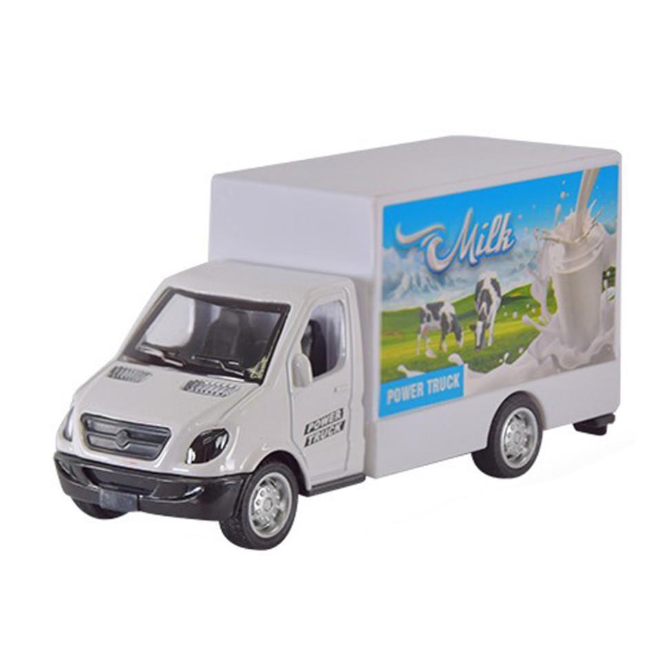 Машинка дитяча delivery Автопром ap7425 масштаб 1:64 Білий (RLT39567s51527)