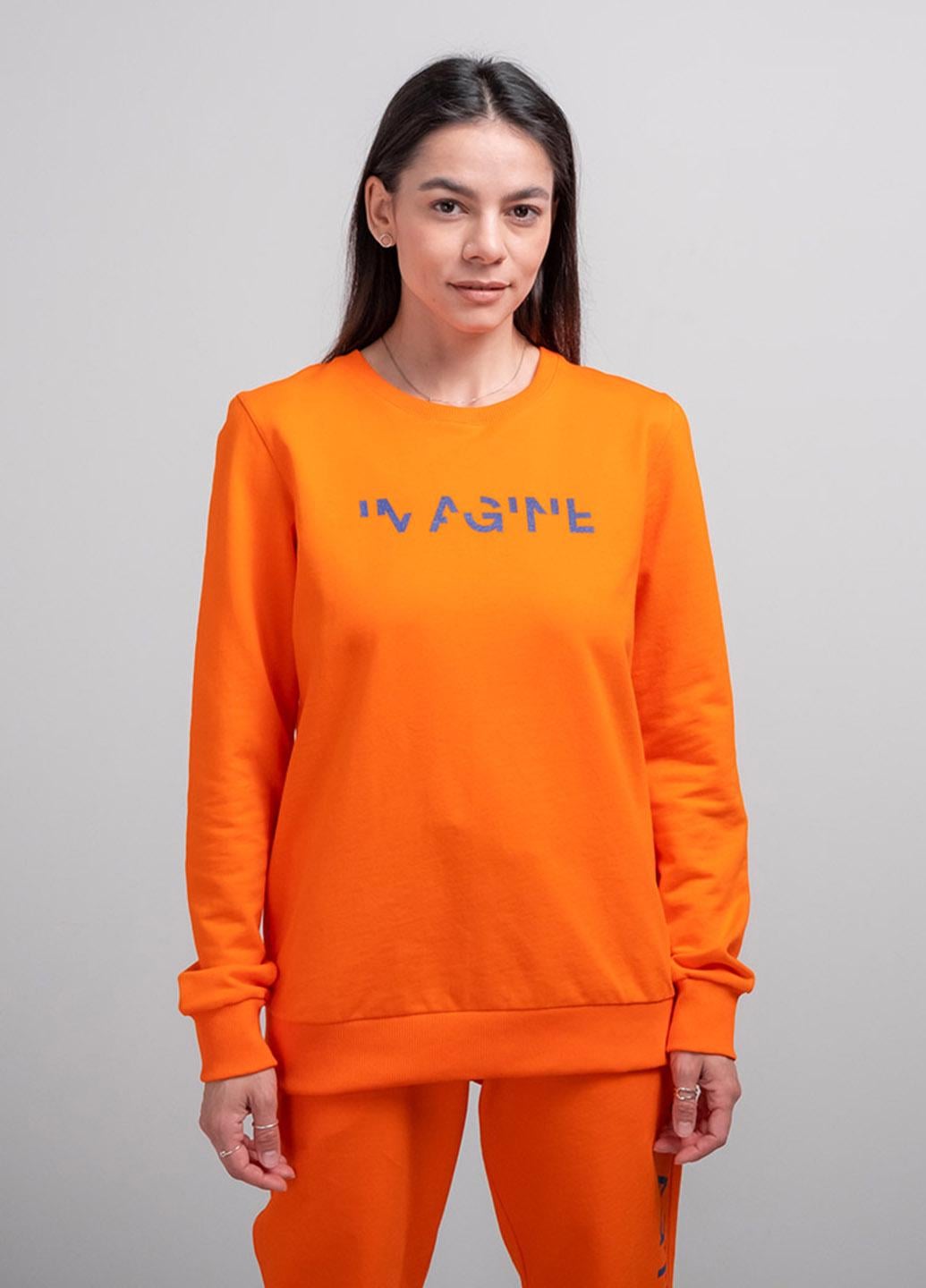 Свитшот женский IMAGINE 102283 XL Оранжевый