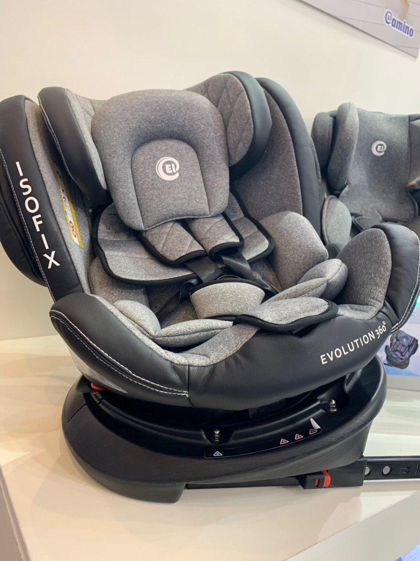 Автокресло детское El Camino Evolution 360 ME1045 Royal з ISOFIX 0-36 кг Gray (4428902) - фото 10