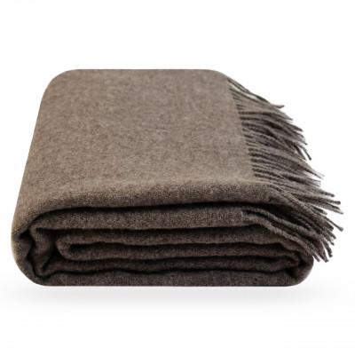 Плед меланж 140х200 см Бежевый - фото 1