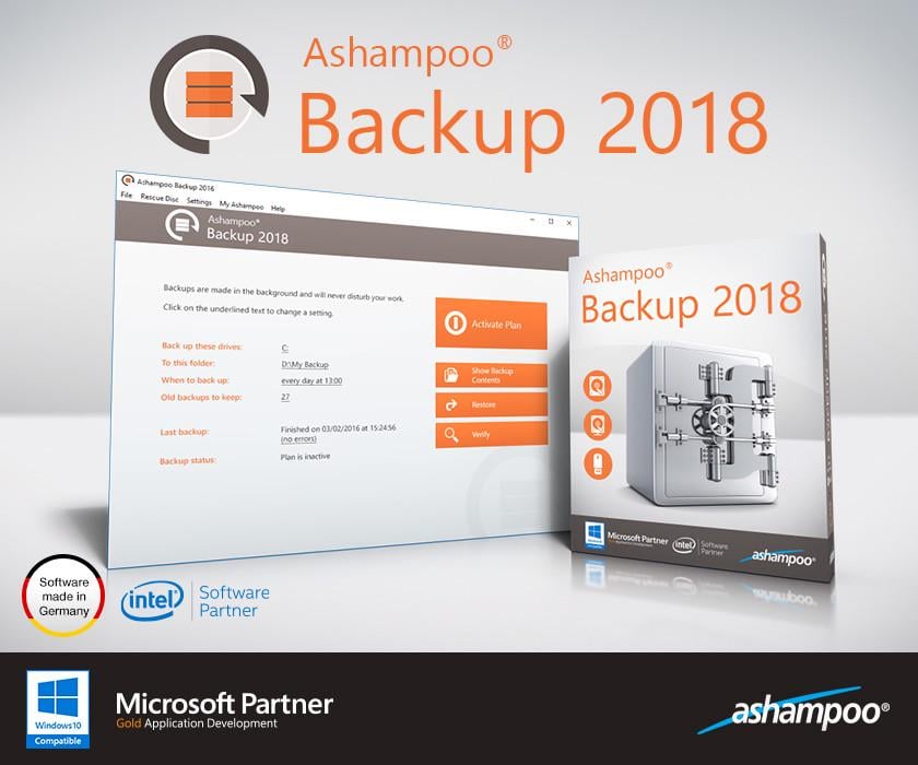 Ключ электронный Ashampoo Backup 2018 пожизненная лицензия Ключ электронный Ashampoo Backup 2018 пожизненная лицензия