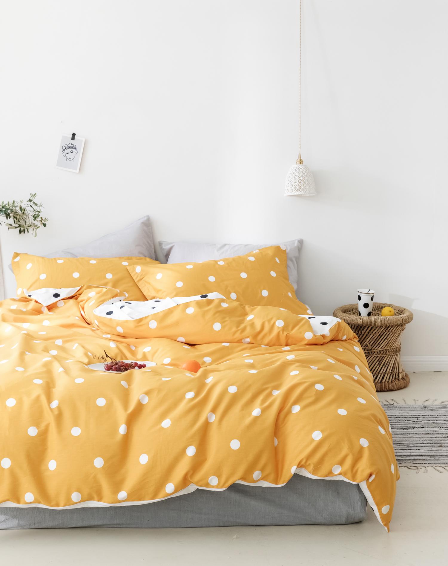 Комплект постельного белья Love You евро сатин XC9056 (32056)