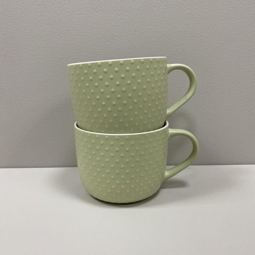 Чашка S&T 4160-68 порцелянова 1000 мл 13,2х10,1 см Зелений - фото 2 Чашка S&T 4160-68 порцелянова 1000 мл 13,2х10,1 см Зелений - фото 2