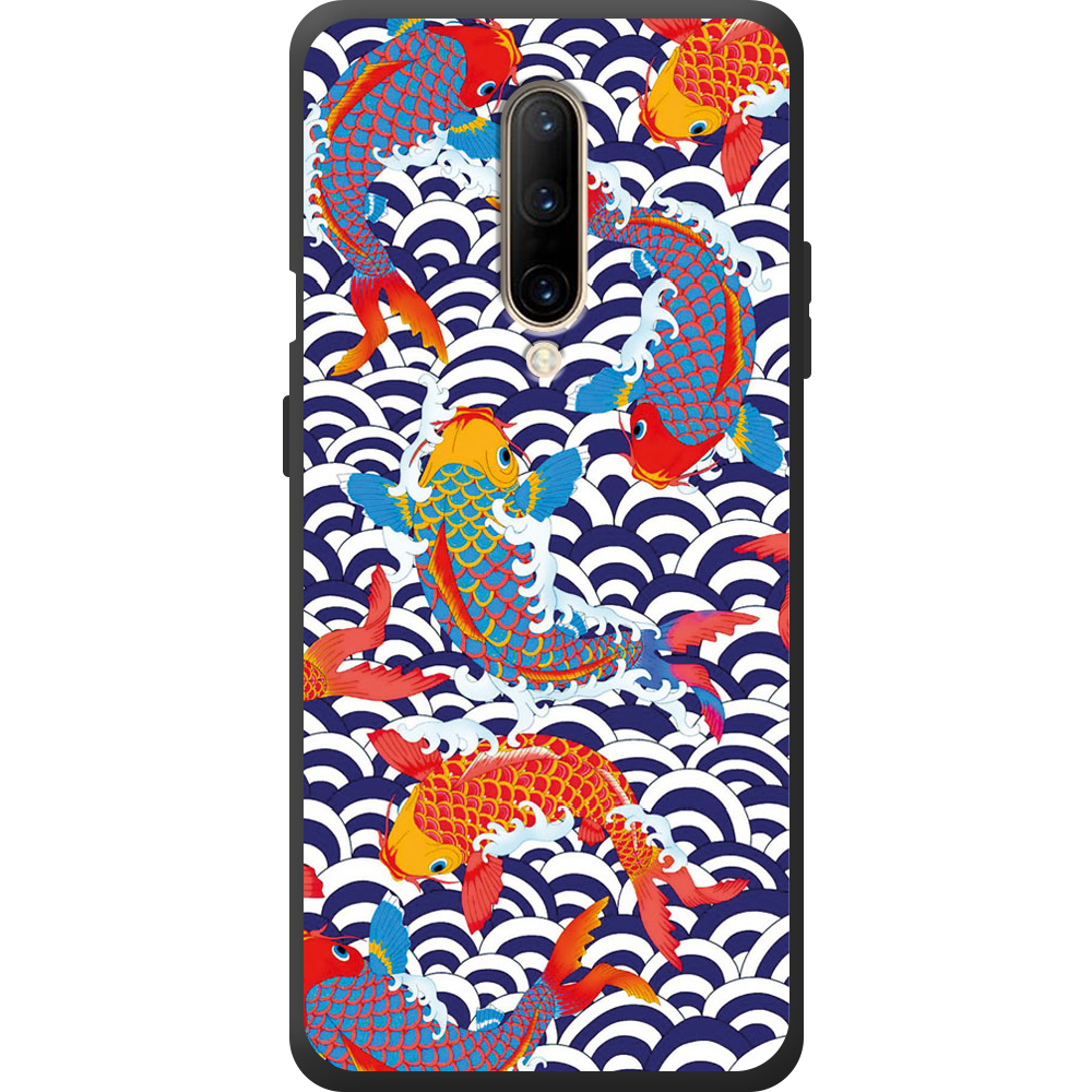 Чохол BoxFace OnePlus 7 Pro Koi Fish Чорний силікон (37257-up2477-44517)