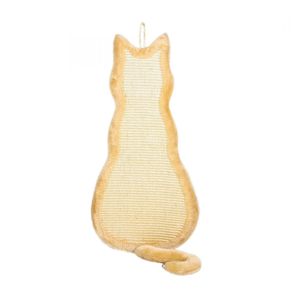 Дряпка Trixie Cat для котів плоска плюш/поліестер 35х69 см Бежевий (43112)