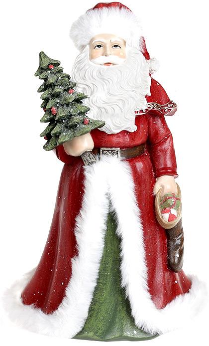 Статуэтка декоративная Санты долгожданный гость 14х12х23 см