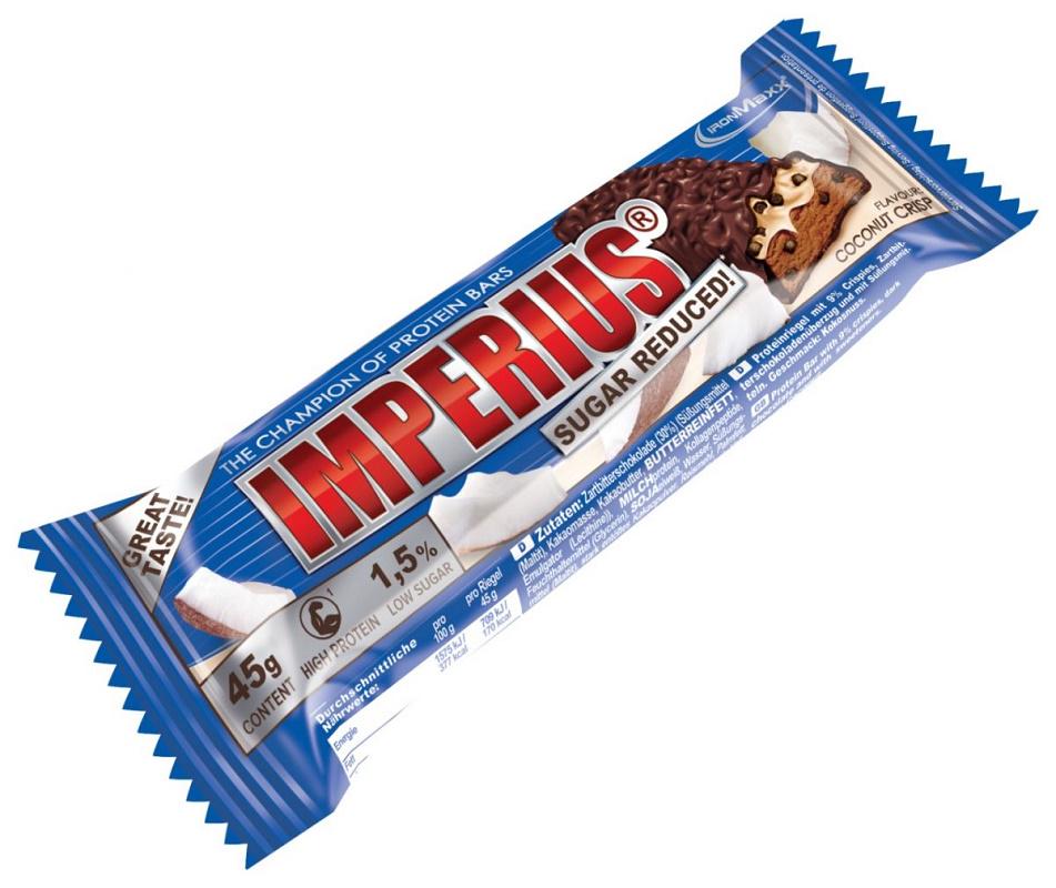 Протеиновый батончик IronMaxx Imperius 45 г Coconut
