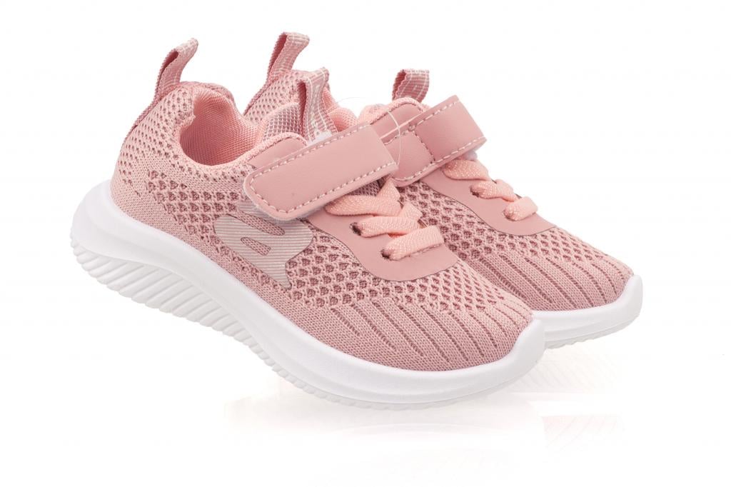 Кроссовки для девочек 392 в сетку р. 20 Розовый