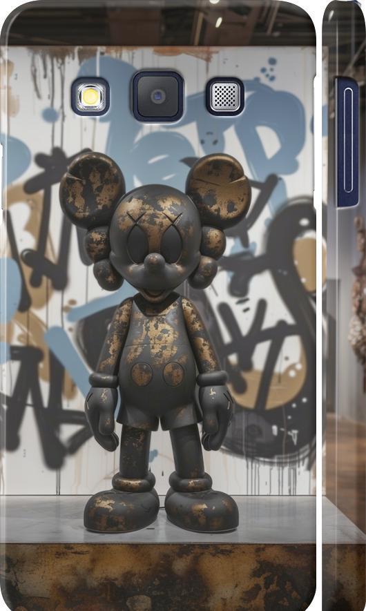 Чехол на Samsung Galaxy A3 A300H Bronze kaws v2 (6098m-72-42517)