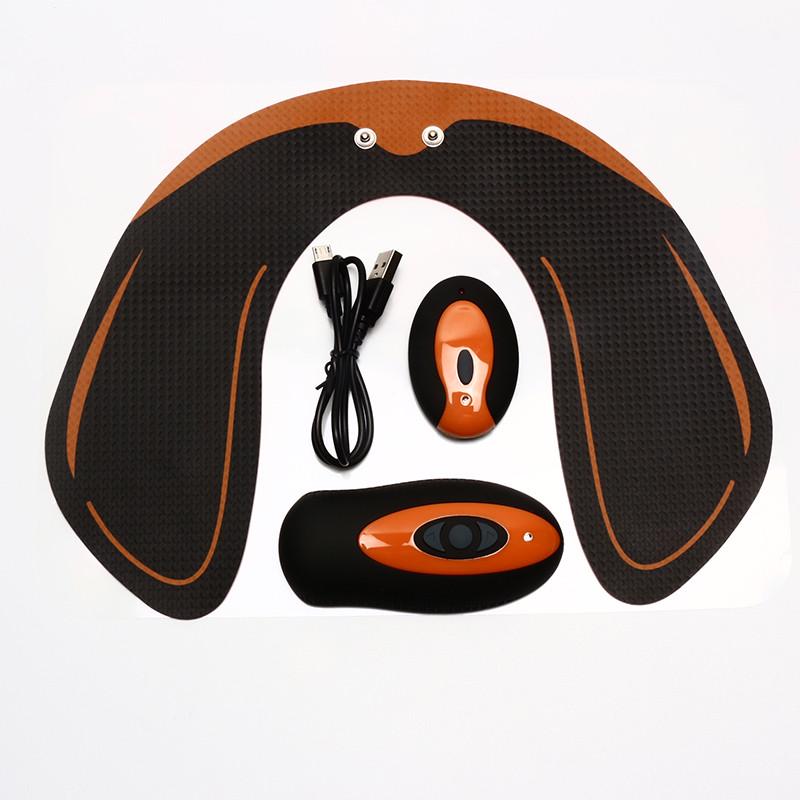 Миостимулятор SUNROZ EMS Hips Trainer для тренировки мышц бедер и ягодиц с USB-аккумулятором Черный (SUN1209) - фото 4
