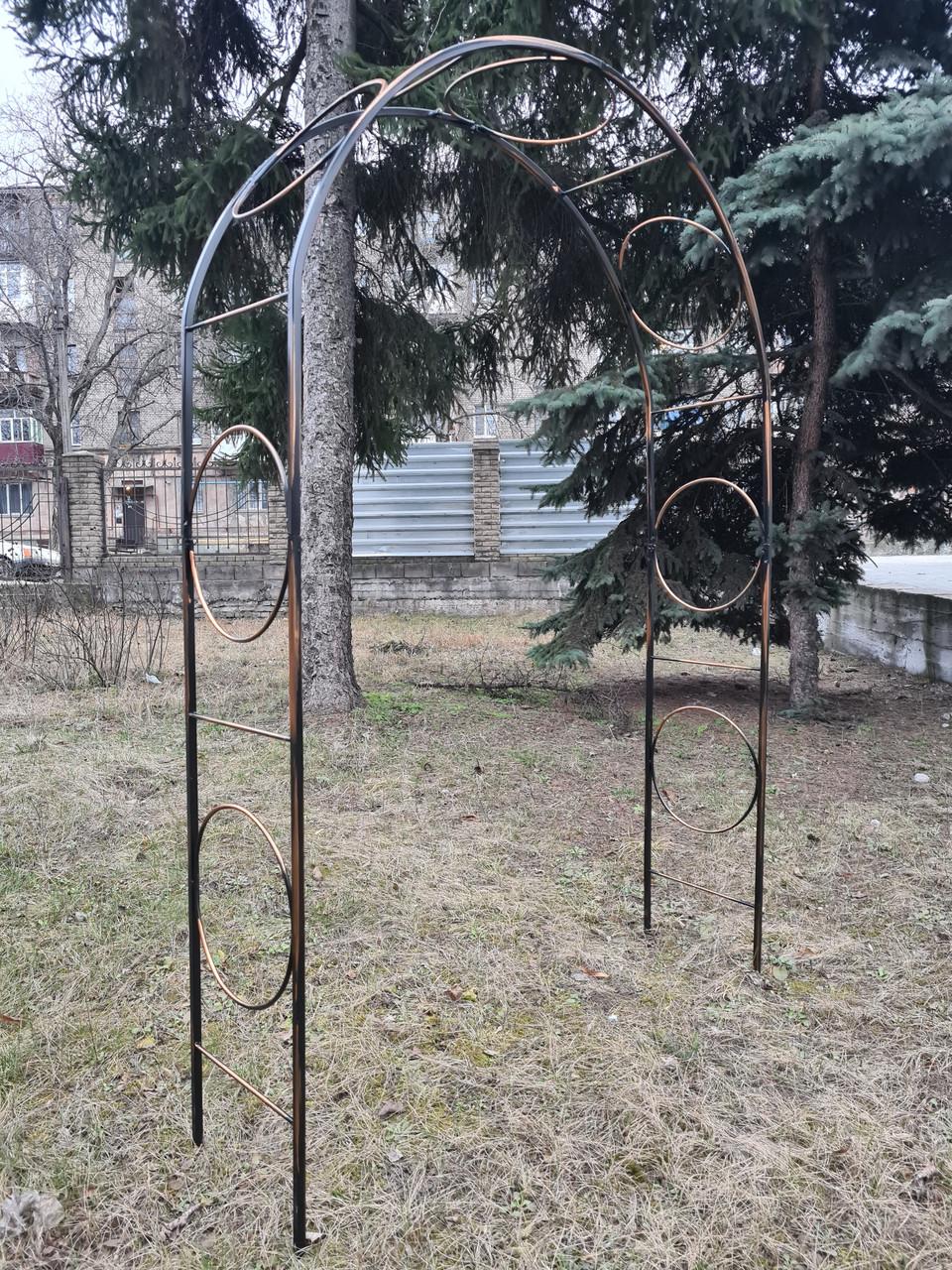 Арка садова кована з металу 2,25х2 м (25442192) - фото 3