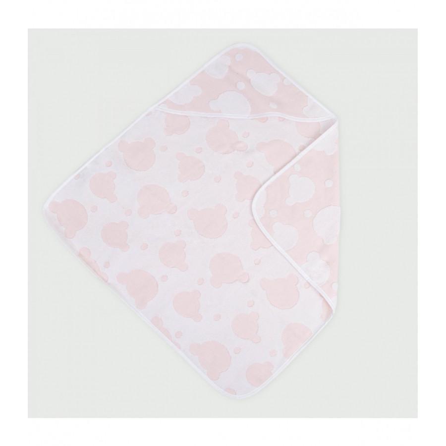 Уголок для купания Irya Bear pudra 75x75 Пудровый (svt-2000022257459)