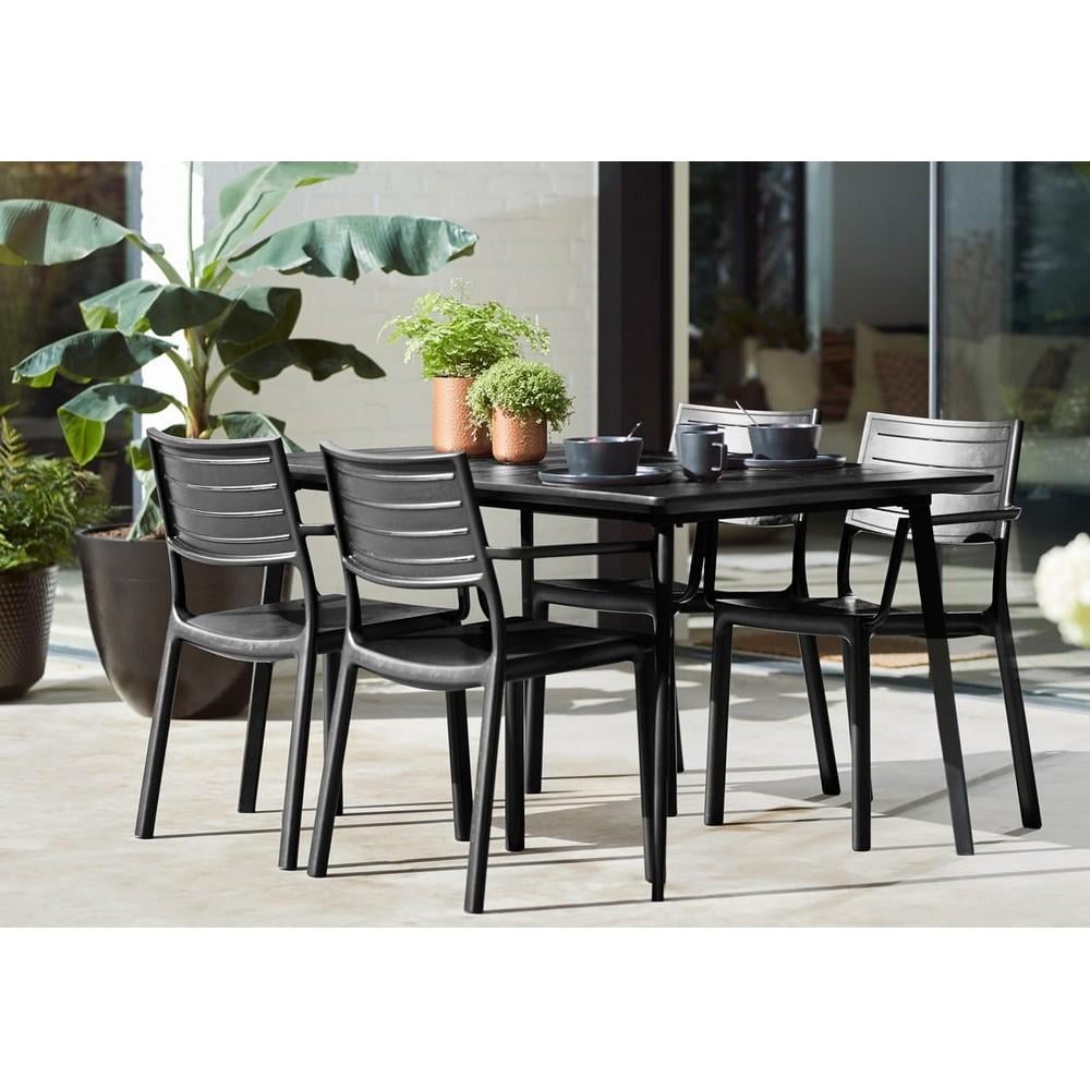 Стол садовый Keter Metalea Черный (249184) - фото 2 Стол садовый Keter Metalea Черный (249184) - фото 2