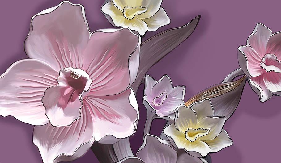 Фотообои Artside Фарфоровые цветы 6240720191-1