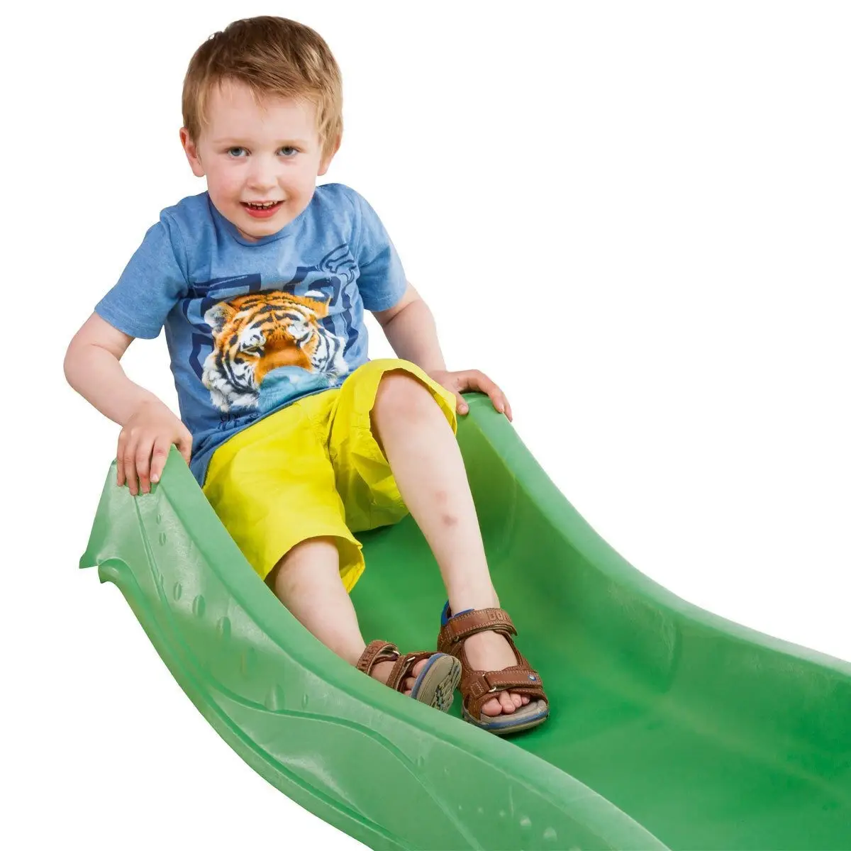 Гірка дитяча пластикова WCG для майданчика до 50 кг 2,2 м Салатовий (sp2200l) - фото 2