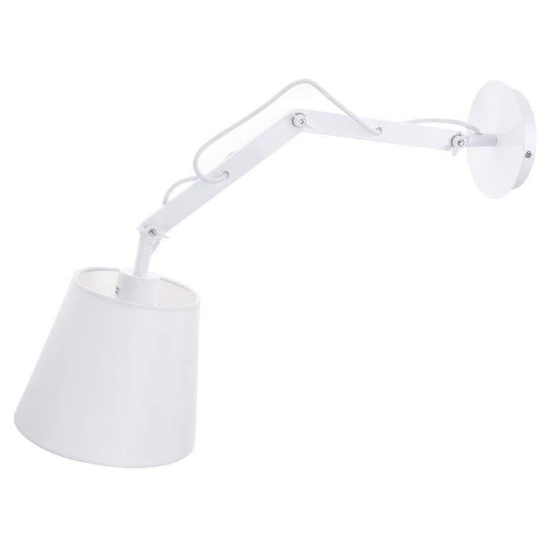 Бра настенное накладное Brille BL-132W/1 E27 WH в спальню для чтения модерн