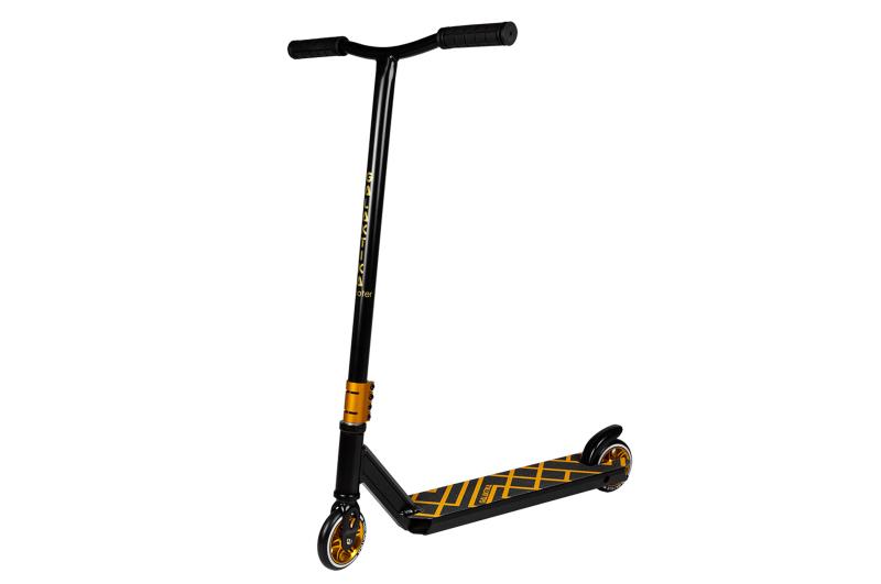 Самокат трюковый Tilly Galaktika алюминиевый диск полиуретановые колеса 110 мм (10086)