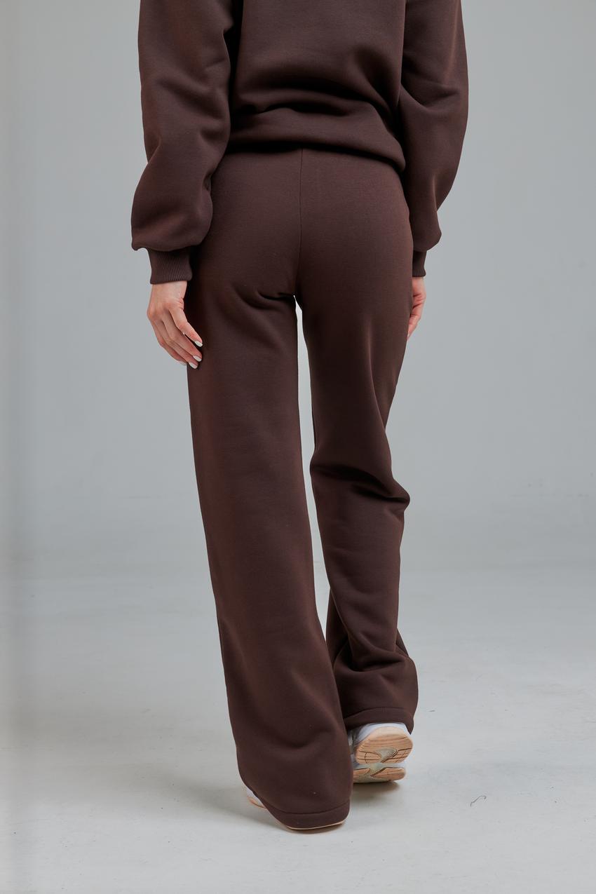 Брюки женские М0121.4 с начесом M Коричневый (30824990) - фото 3 Брюки женские М0121.4 с начесом M Коричневый (30824990) - фото 3