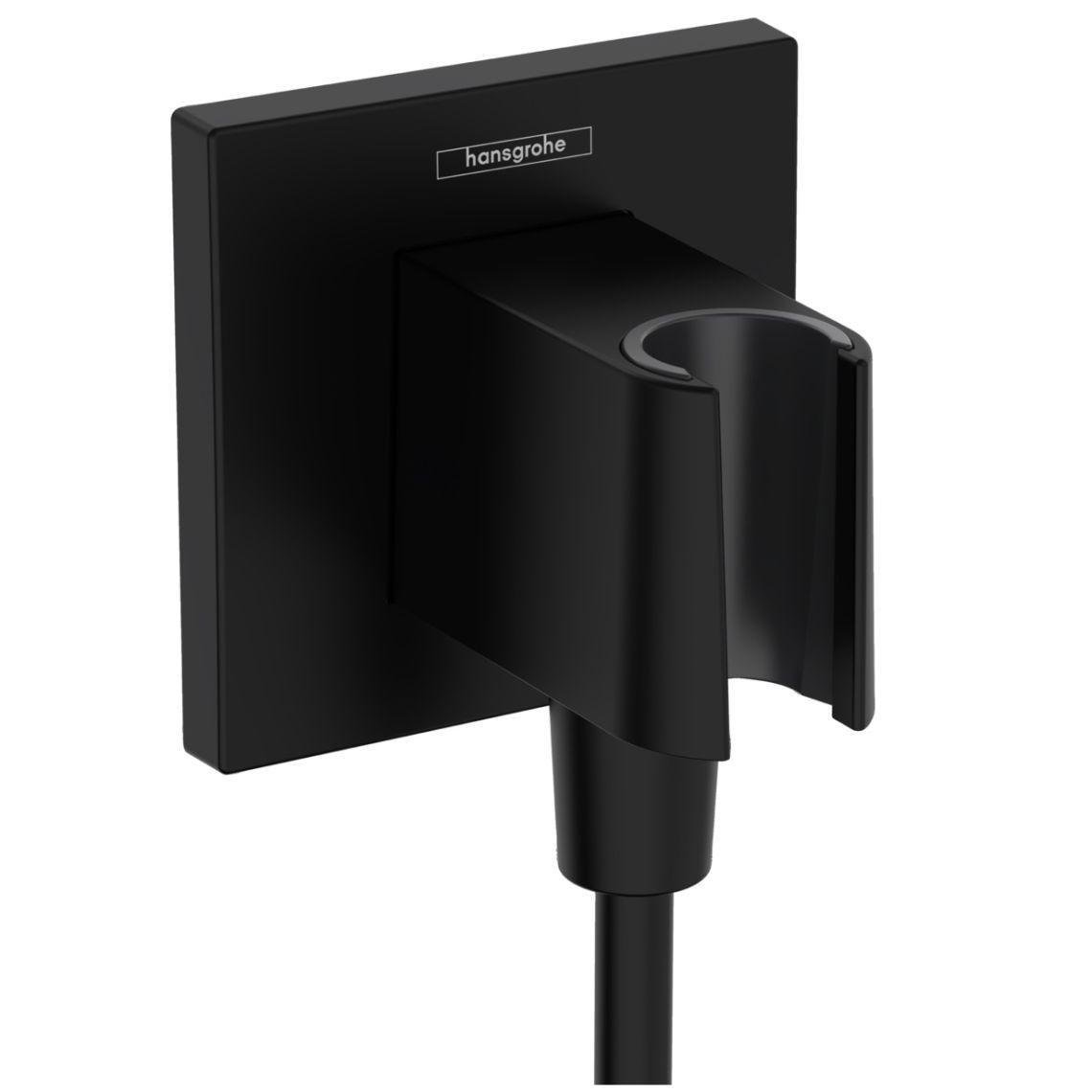 Шланговое подключение Hansgrohe FixFit Porter E с держателем Matt Black (26889670)