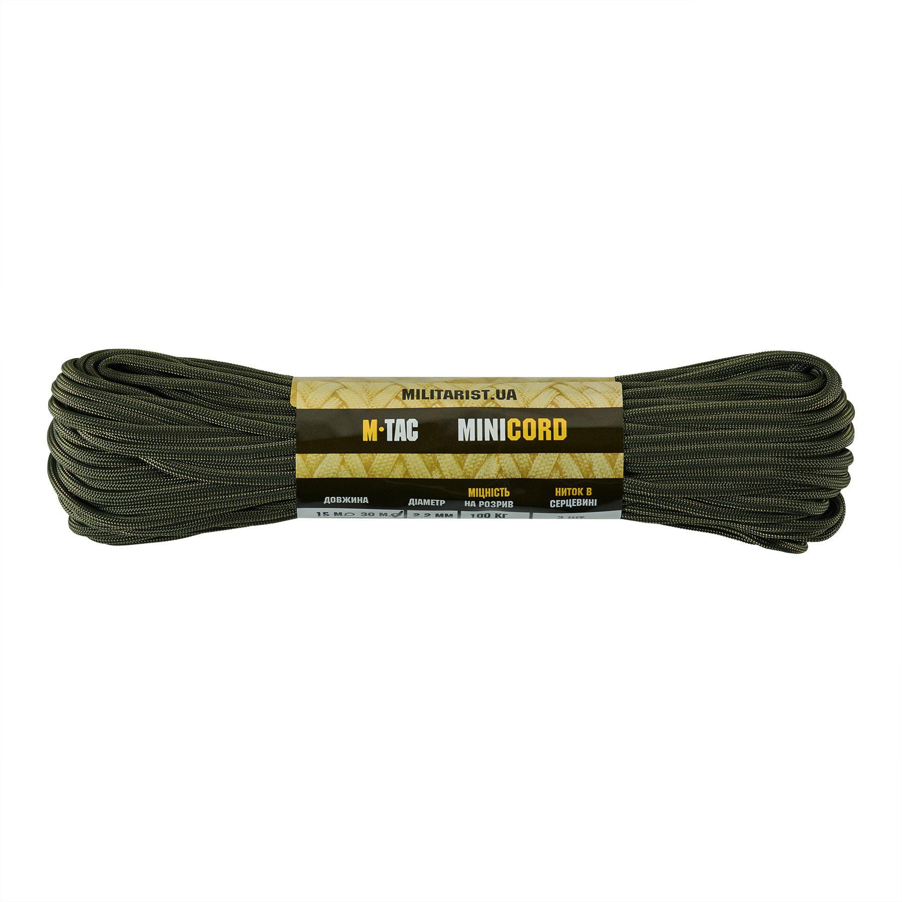 Паракорд M-Tac 550 type III 30 м Ranger Green
