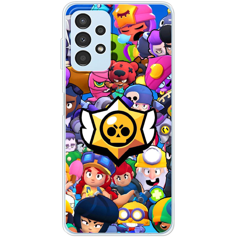 Чехол BoxFace Samsung Galaxy A32 5G (A326) Brawl Stars Прозрачный силикон (44333-up2389-44333)