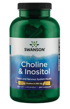 Витамин Choline Inos 250 мг 250 капс. (100-89-8861758-20)