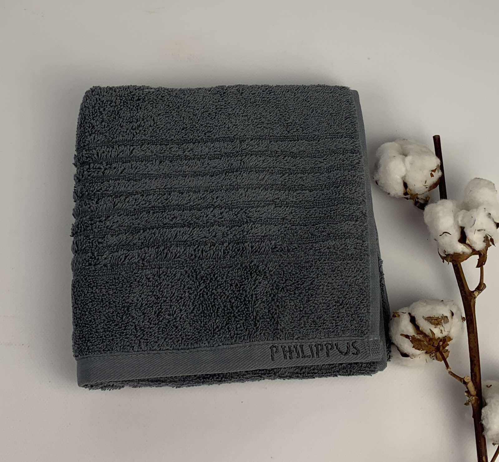 Полотенце Philippus Collesium Cotton Artemis ЕA121 50x90 см Антрацитовый (CN30702)