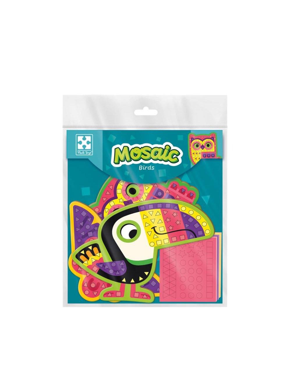 Набір для творчості Vladi Toys М'яка мозаїка Птахи (VT4511-09)