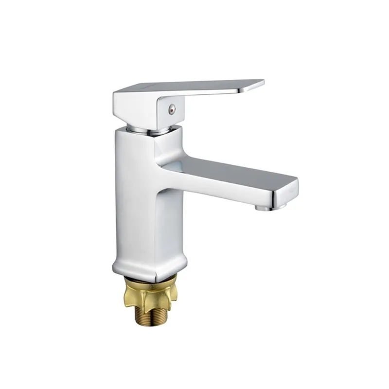 Смеситель для умывальника Champion Domino 001 из цинка Стальной (MI6391)