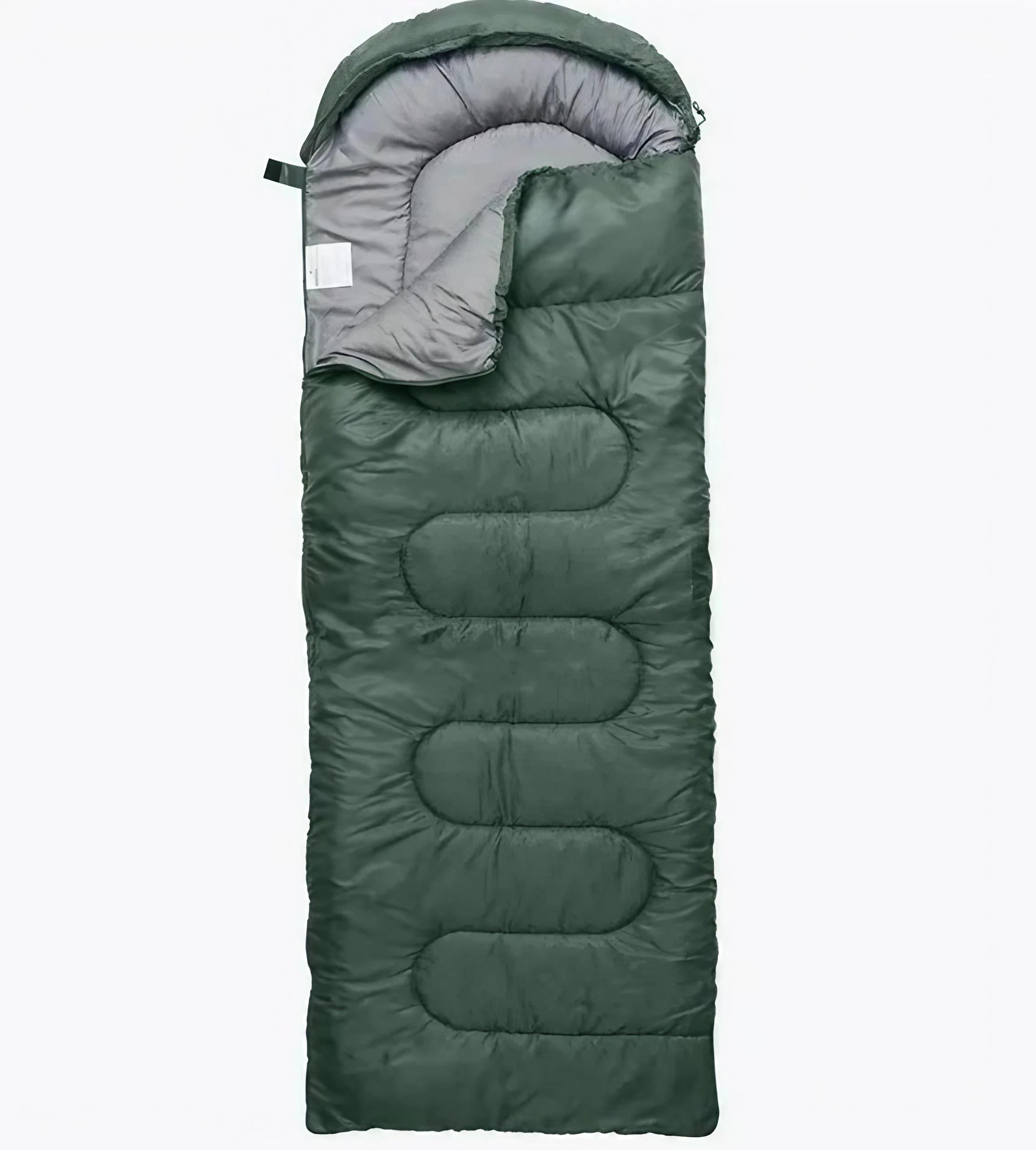 Спальний мішок Sleeping Bag 220х70 см Зелений (а 3493)