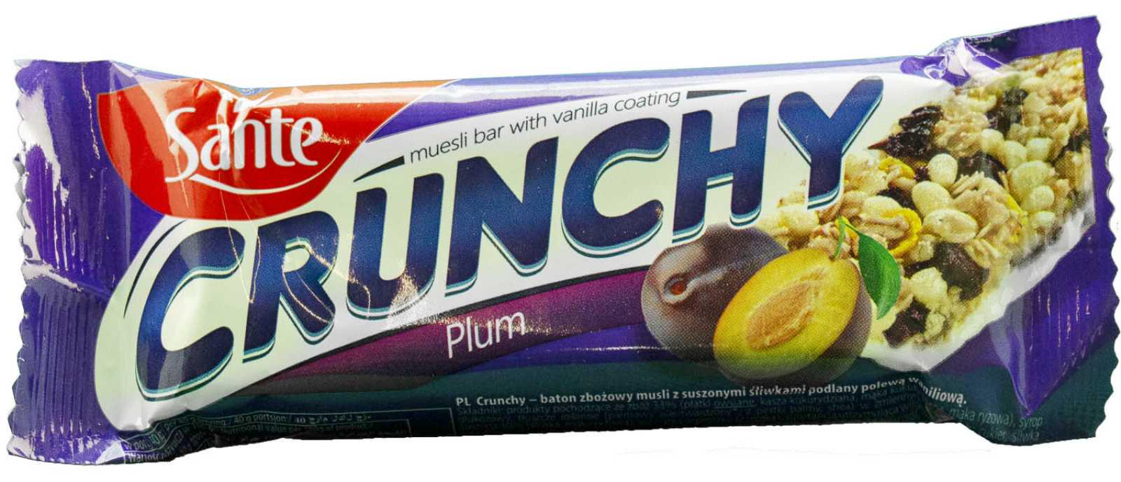 Батончик Go On Nutrition Crunchy bar Plums and vanilla 40 g