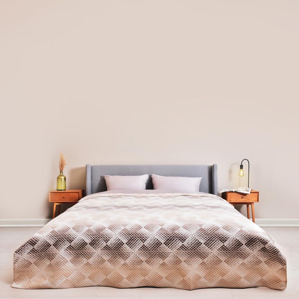 Плед-покрывало IDEIA Kassandra хлопковое шахматы 200x220 см