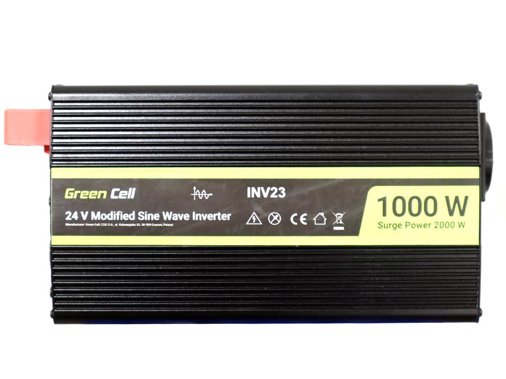 Інвертор Green Cell INV23 24 V 1000 W (87128524)