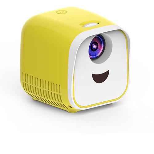 Дитячий міні проектор SUNROZ L1 Kids Story Projector для домашнього використання Жовто-Білий (SUN5212) - фото 3