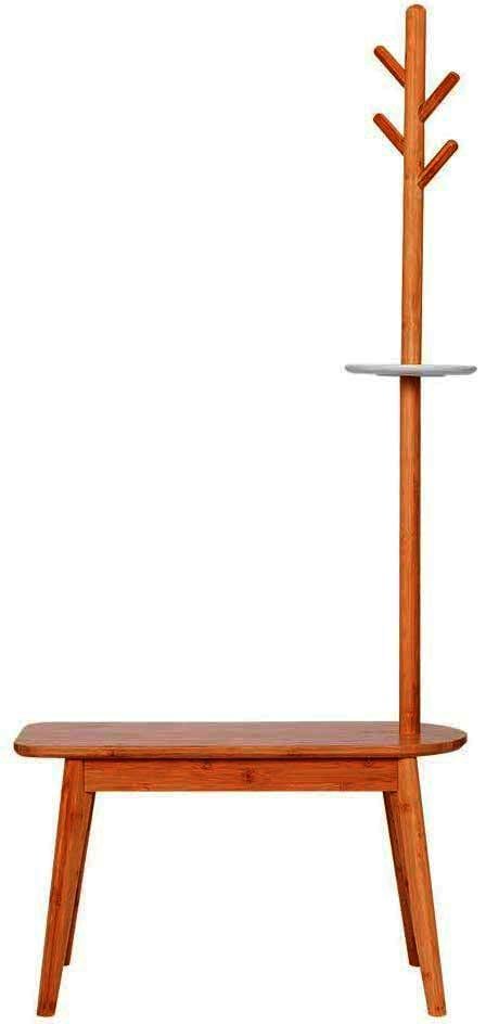 Вешалка-стойка для одежды из дерева Айтос Шафран (СВГ-003206) Вешалка-стойка для одежды из дерева Айтос Шафран (СВГ-003206)