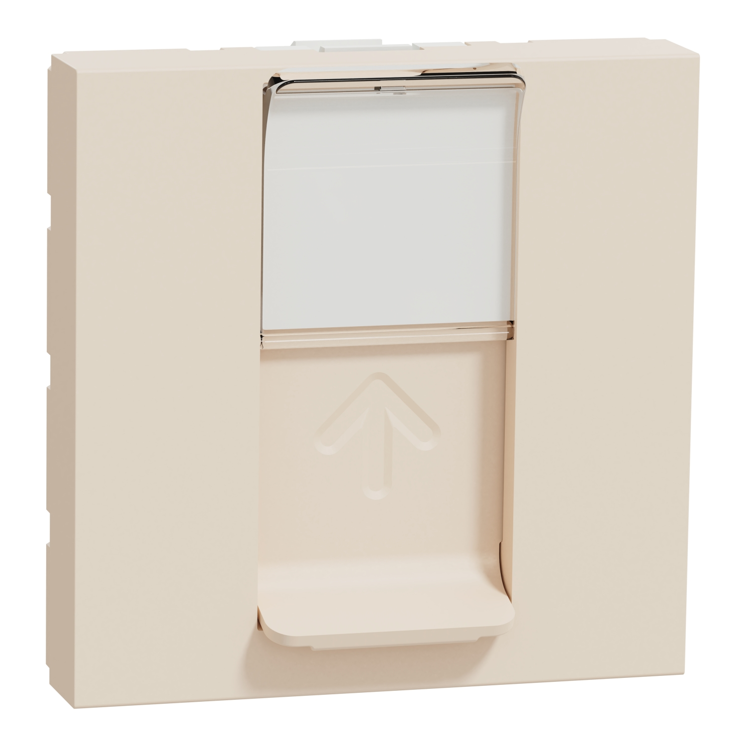 Розетка компьютерная Schneider Electric Unica New RJ45 кат. 5 UTP 2 модуля Бежевый (NU341144)