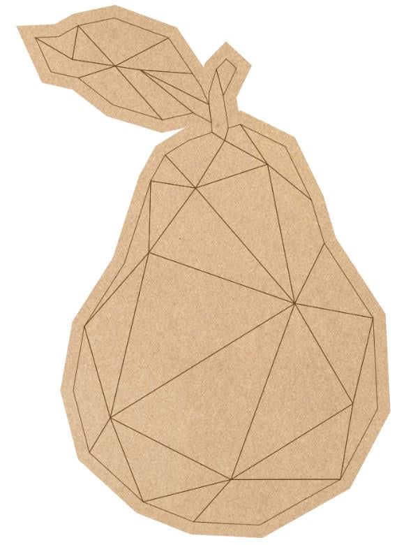 Основа для декорирования панно-мозаика ROSA TALENT Груша 1 30х42 см