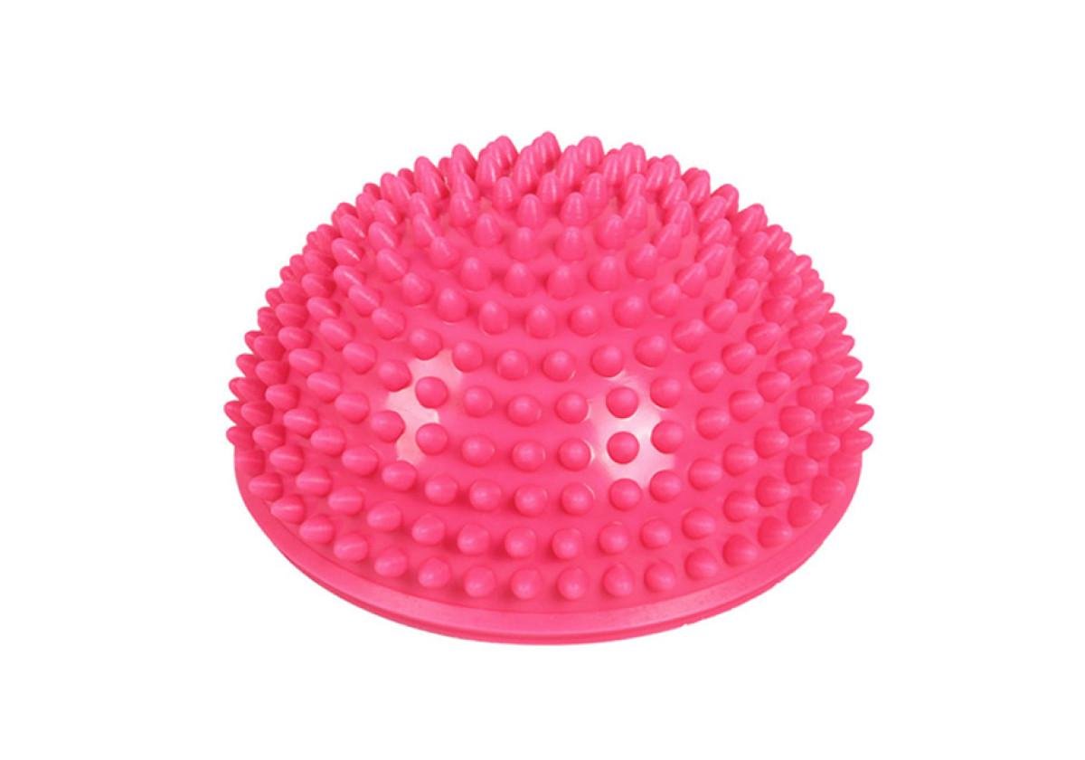 Полусфера массажная мягкая EasyFit 16 см Розовый (EF-3001-Cr)