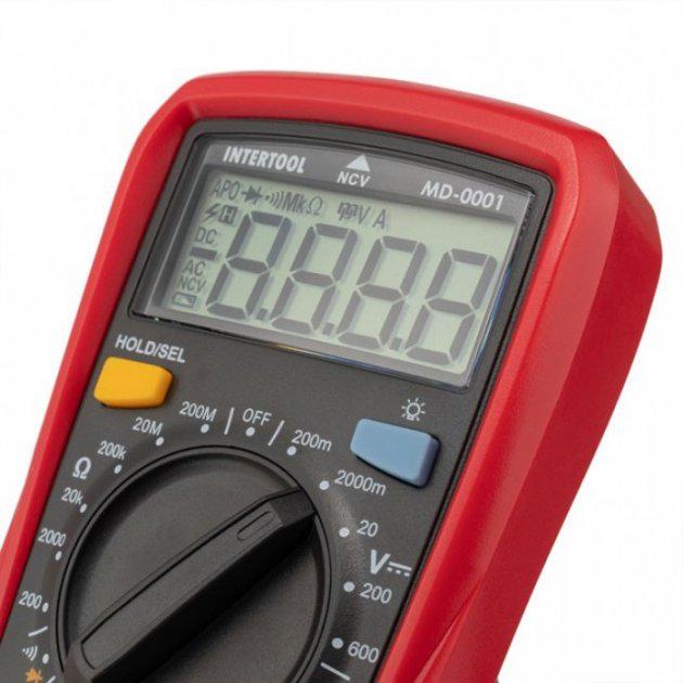 Мультиметр Intertool MD-0001 цифровий (63525) - фото 3