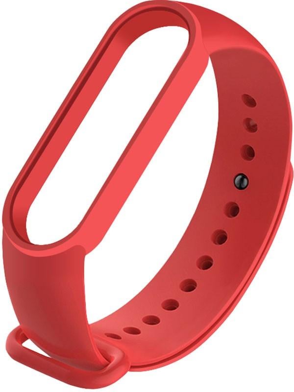 Ремешок UWatch Replacement Silicone Band For Xiaomi Mi Band 5/6/7 Red