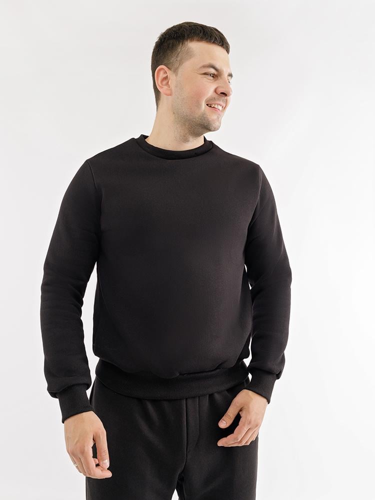 Свитшот мужской ЦБ-00222334 р. 44 Черный (SKT000914973) - фото 1 Свитшот мужской ЦБ-00222334 р. 44 Черный (SKT000914973) - фото 1