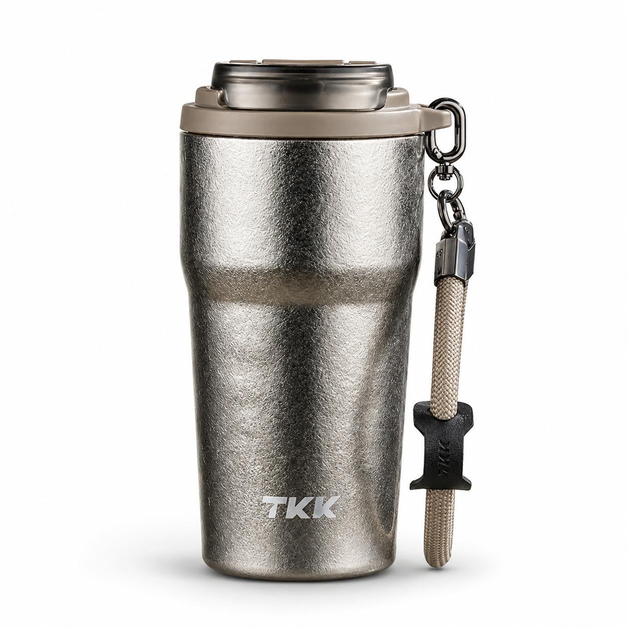 Термокружка TKK Titanium с герметичной крышкой 630 мл Бежевый металлик (3091571701) Термокружка TKK Titanium с герметичной крышкой 630 мл Бежевый металлик (3091571701)